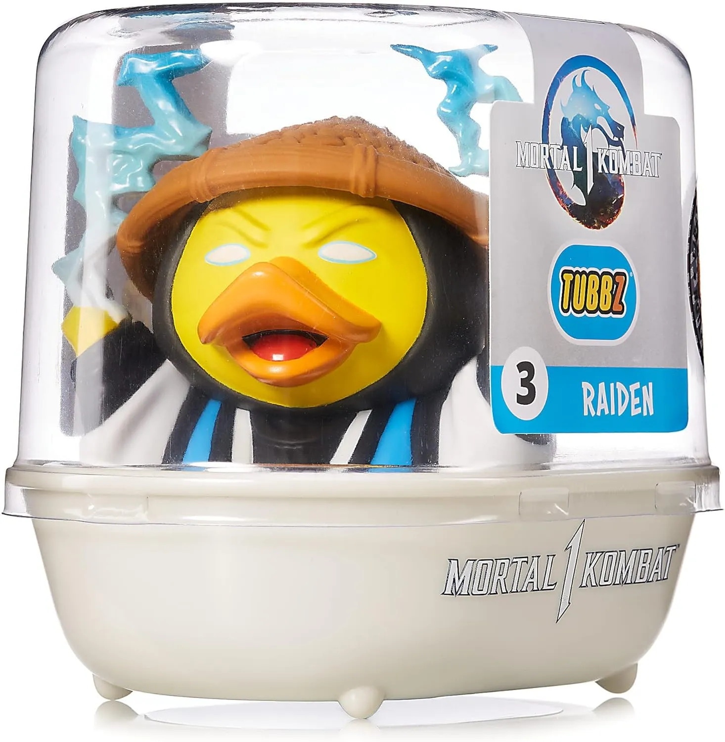 TUBBZ First Edition Raiden Collectible Vinyl Rubber Duck Figure - Official Mortal Kombat Merchandise - Fighting Action TV, Movies, Comic Books & Video Games