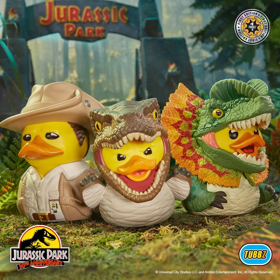 TUBBZ First Edition Robert Muldoon Collectible Vinyl Rubber Duck Figure - Official Jurassic Park Merchandise - Sci-Fi TV & Film