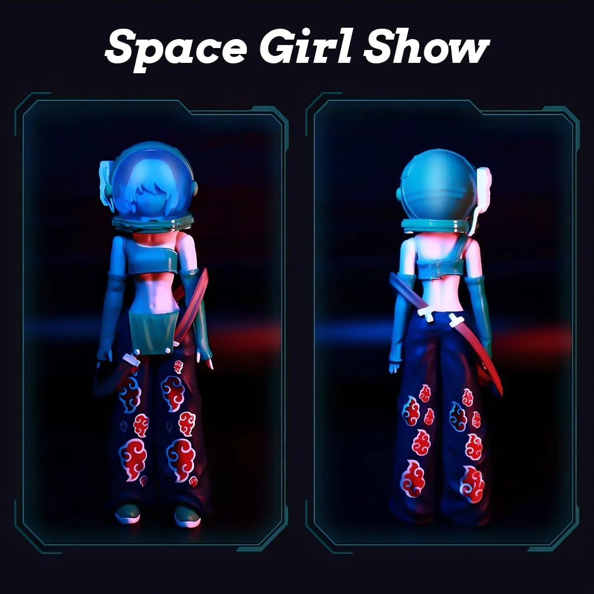 UCanaan Space Girl Seasons Collection Dolls 1/6 10 inchDoll with Movable Joints Smart Doll Desktop Creative Decorations Doll (Spring)