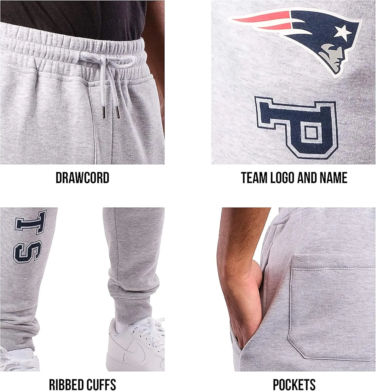 Ultra Game Men's Active Super Soft Game Day Jogger Sweatpants