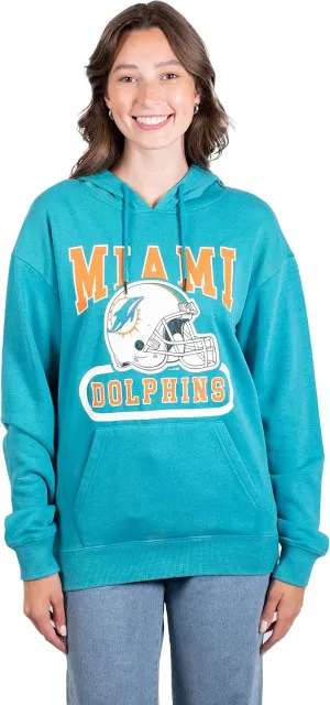 Ultra Game Women's NFL Official Super Soft Hoodie Pullover Sweatshirt