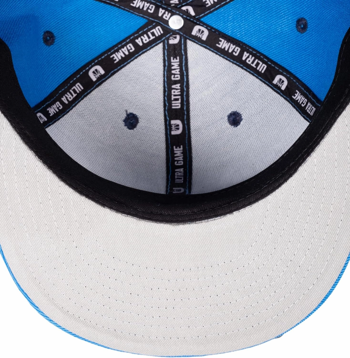 Ultra Game Men's NBA Official Snap Back 3D Embroidered Team Logo Baseball Cap Hat