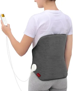 Upgraded Heating Pad for Back Pain Relief, Comfytemp Birthday Gifts for Women Men, FSA HSA Eligible Large Electric Heat Pad for Cramps, Lower Back, Lumbar, Sciatica, XL Heated Belt — 11 Auto-Off Grey