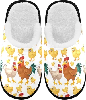 visesunny Slippers for Women Mens Winter Warm Memory Foam Cotton Home Slippers Women's House Slippers Bedroom Slippers Cozy Indoor Outdoor Shoes Unisex