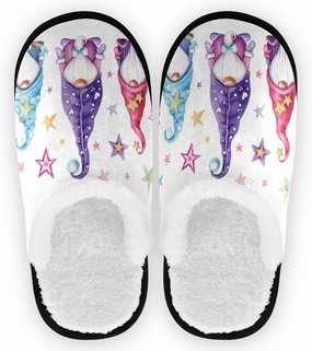 Visesunny Modern Cute Funny House Slippers for Women Men - Unisex Indoor Outdoor