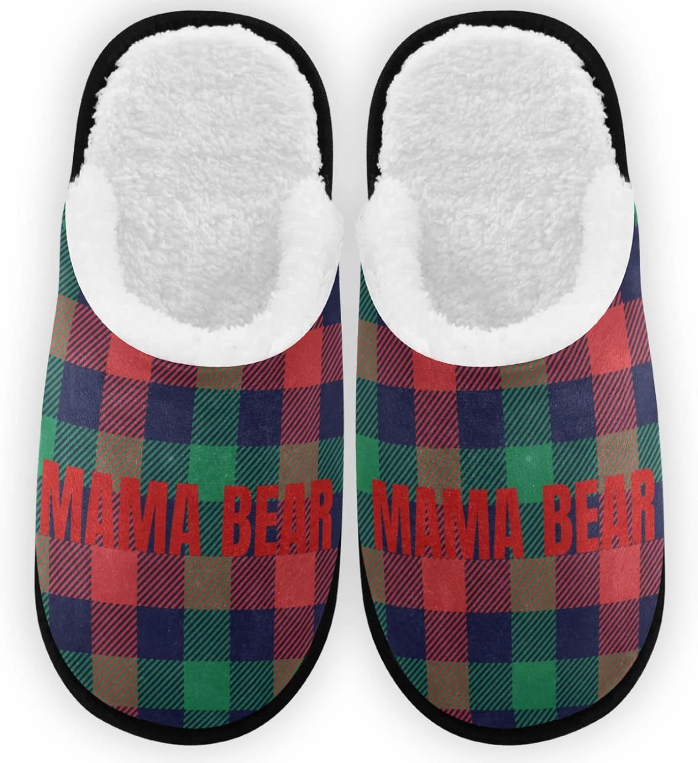 visesunny Slippers for Women Mens Stylish Foral Winter Warm Memory Foam Cotton Home Slippers Soft Plush Fleece Slip on House Slippers Unisex Indoor Outdoor Shoes