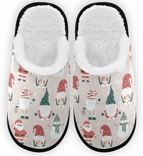 Visesunny Stylish Men Women Slippers - Unisex Adults House Shoes Lightweight Indoor Travel Warm Slippers