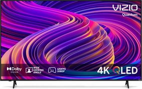 VIZIO 75-inch Quantum 4K QLED Smart TV with Dolby Vision, 120FPS @ 1080p PC Gaming, WiFi 6, Bluetooth Headphone Capable, Apple AirPlay, Chromecast Built-in (New)- M75Q6-L4