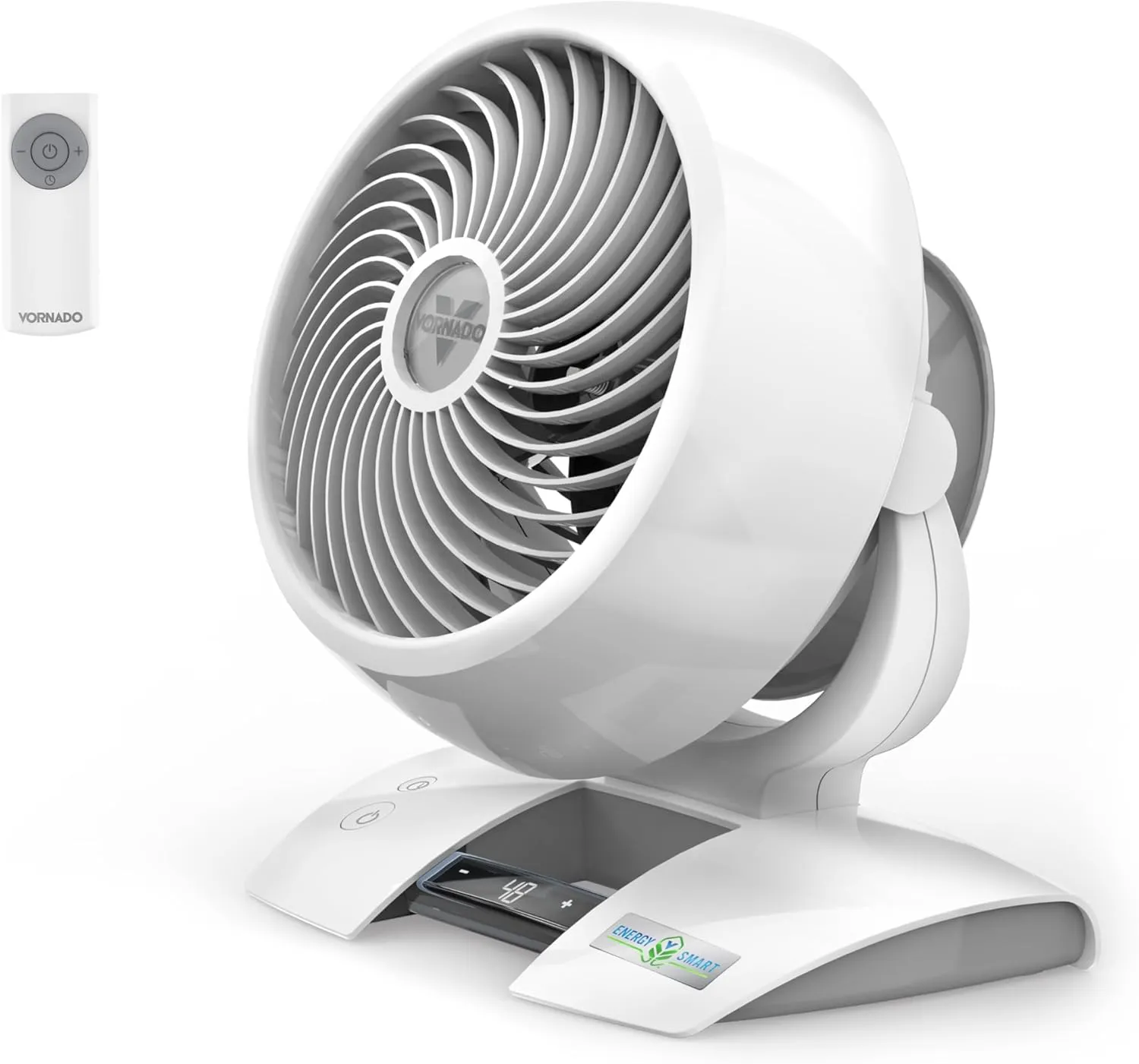Vornado 5303DC Energy Smart Small Air Circulator Fan with Variable Speed Control, white, Medium