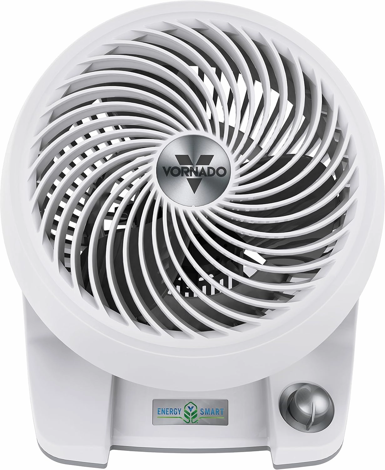 Vornado 533DC Energy Smart Small Air Circulator Fan with Variable Speed Control, White