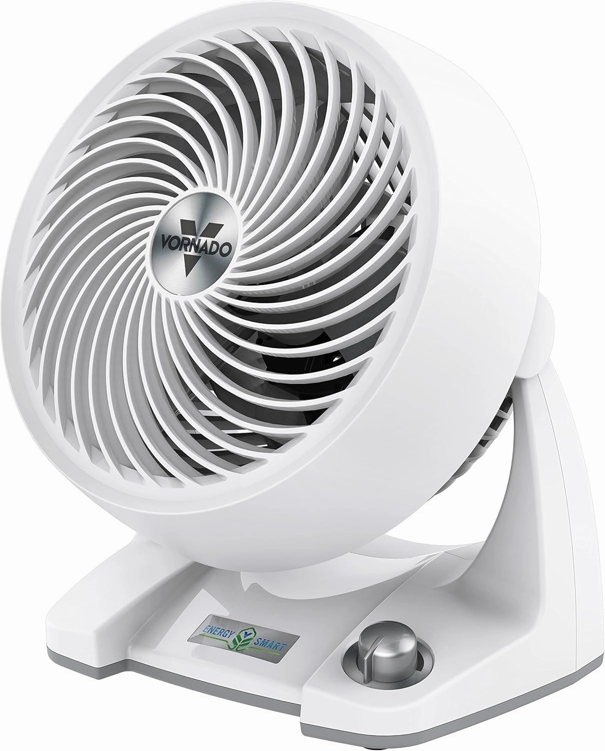 Vornado 533DC Energy Smart Small Air Circulator Fan with Variable Speed Control, White