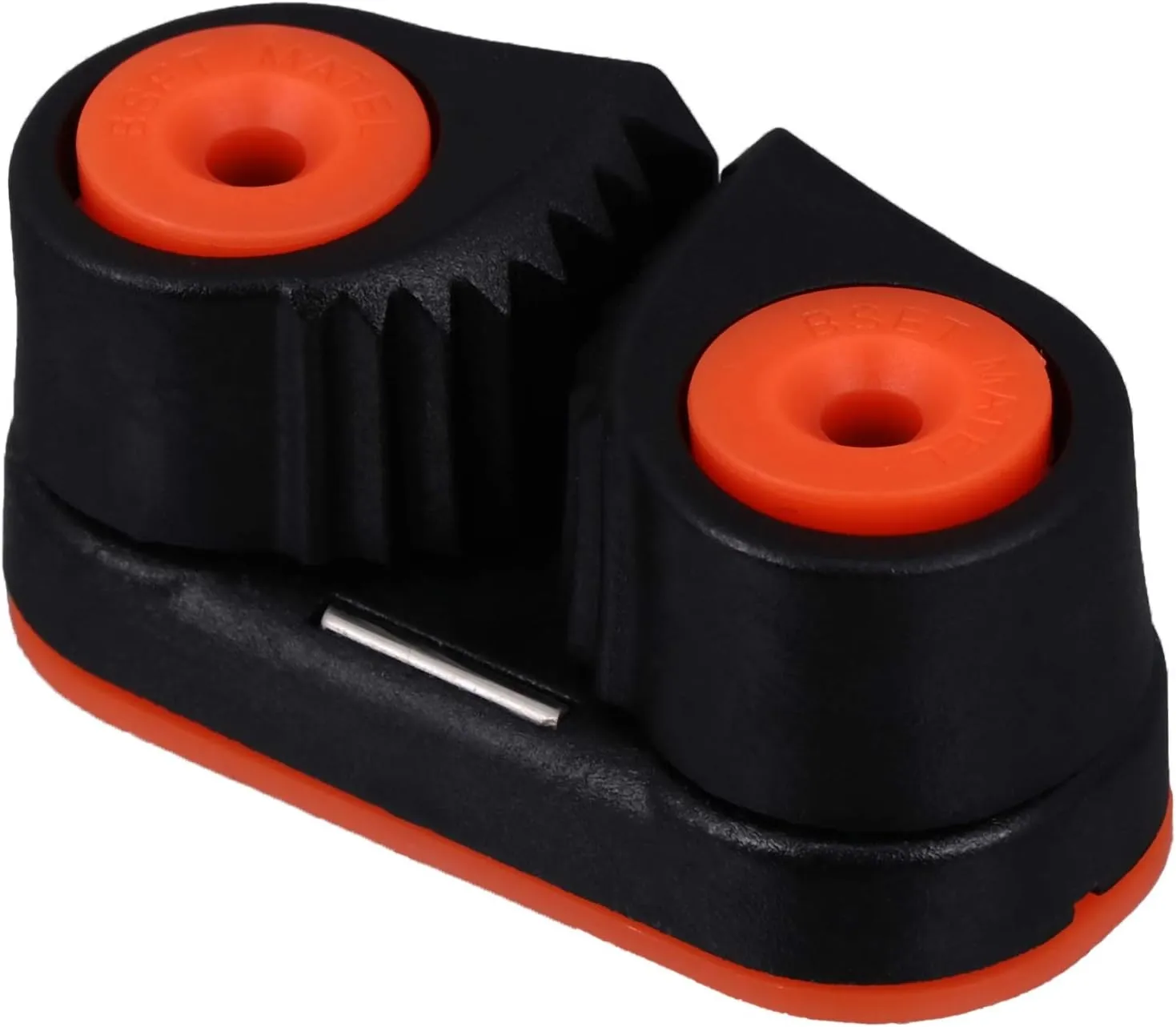 Wakauto Mini Cam Mini Jam Kayak Cleat Double Bearing Cleat Fast Entry Nylon Boat Cleat for Kayak Canoe Dinghy Black Ball Bearing Ball Bearing Ball Bearing Ball Bearings