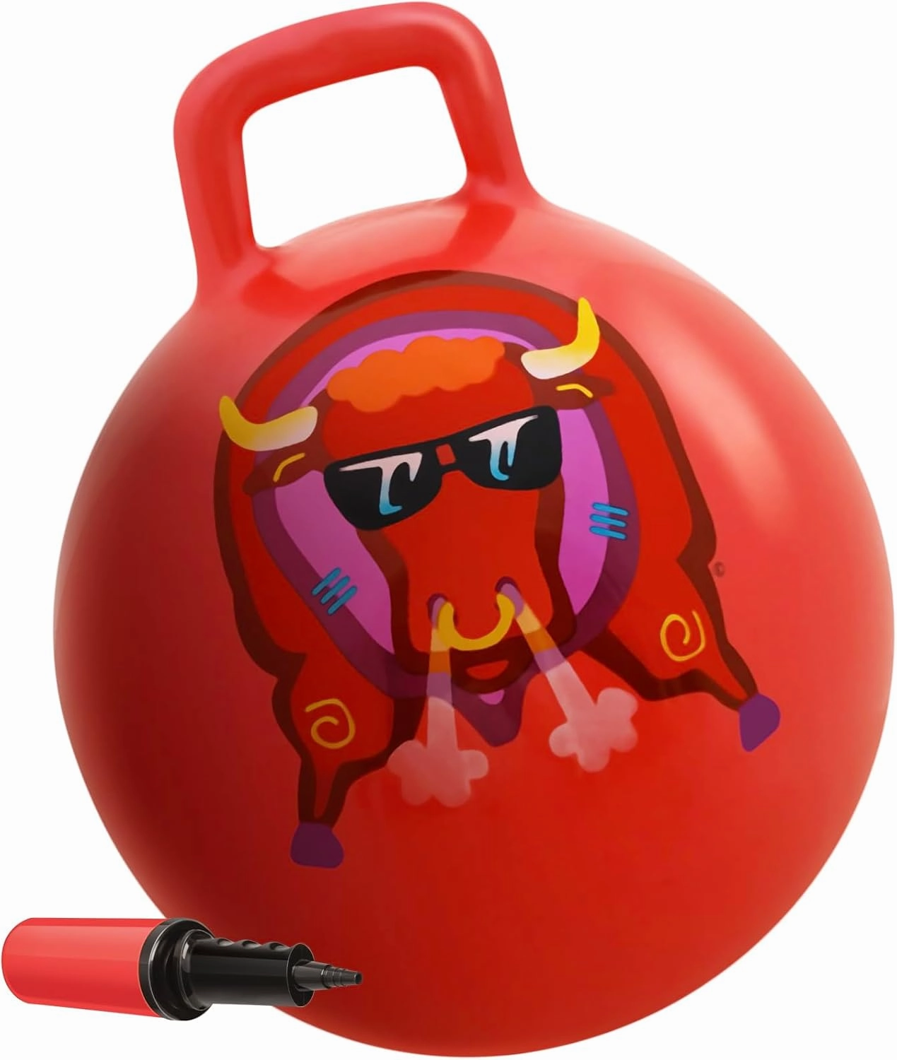WALIKI Space Hopper | Adults 13-101 | Outdoor Hippity Hop Game | Jumping Ball | Hopping Ball | Red 29”