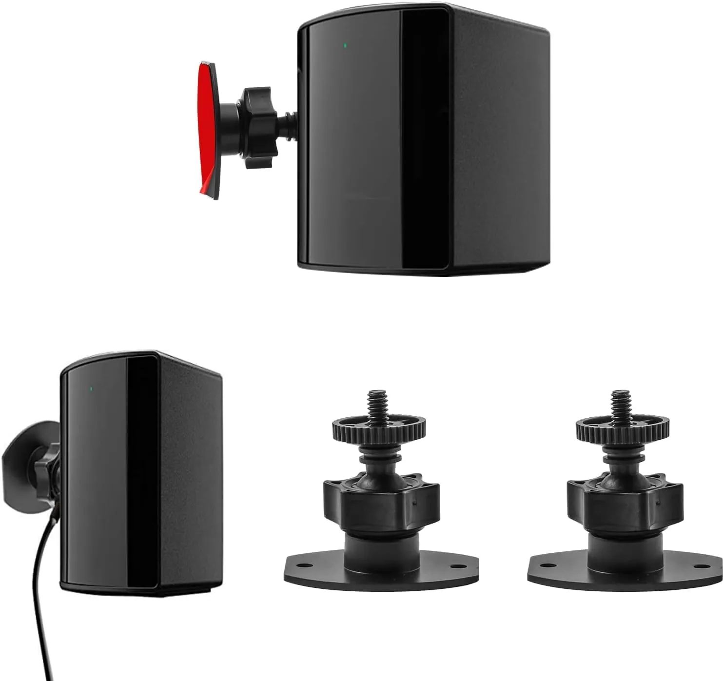 Wall Mount 1/4 Screw Mini Tripod Stand Holder for Valve Index/HTC Vive/Vive PRO Base Station-Equipped with Strong Double- Sided Adhesive and Screw Set-Drill or Adhensive at Your Own Choice