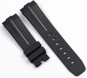 Watchband Rubber Strap Men's Watch Accessories with Pin Buckle Silicone Strap Women Replaceable Watch Band Watch Wristband