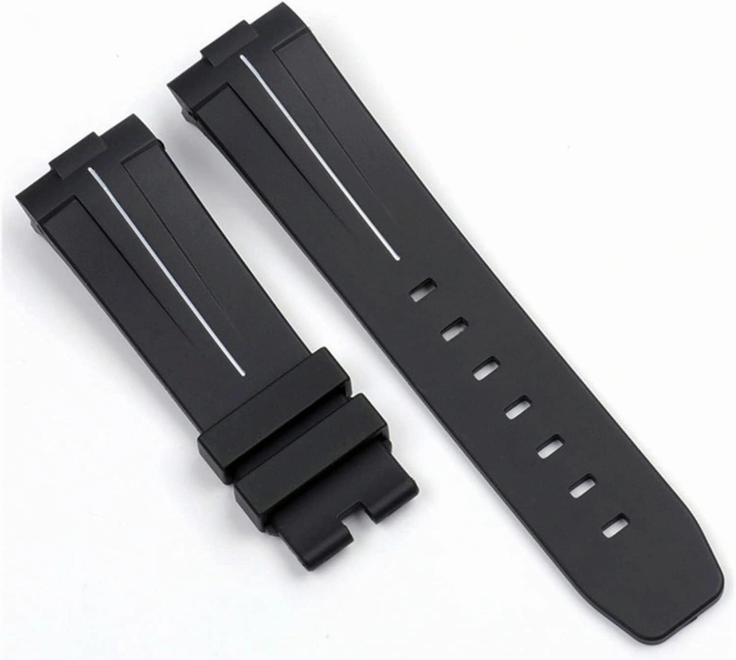 Watchband Rubber Strap Men's Watch Accessories with Pin Buckle Silicone Strap Women Replaceable Watch Band Watch Wristband
