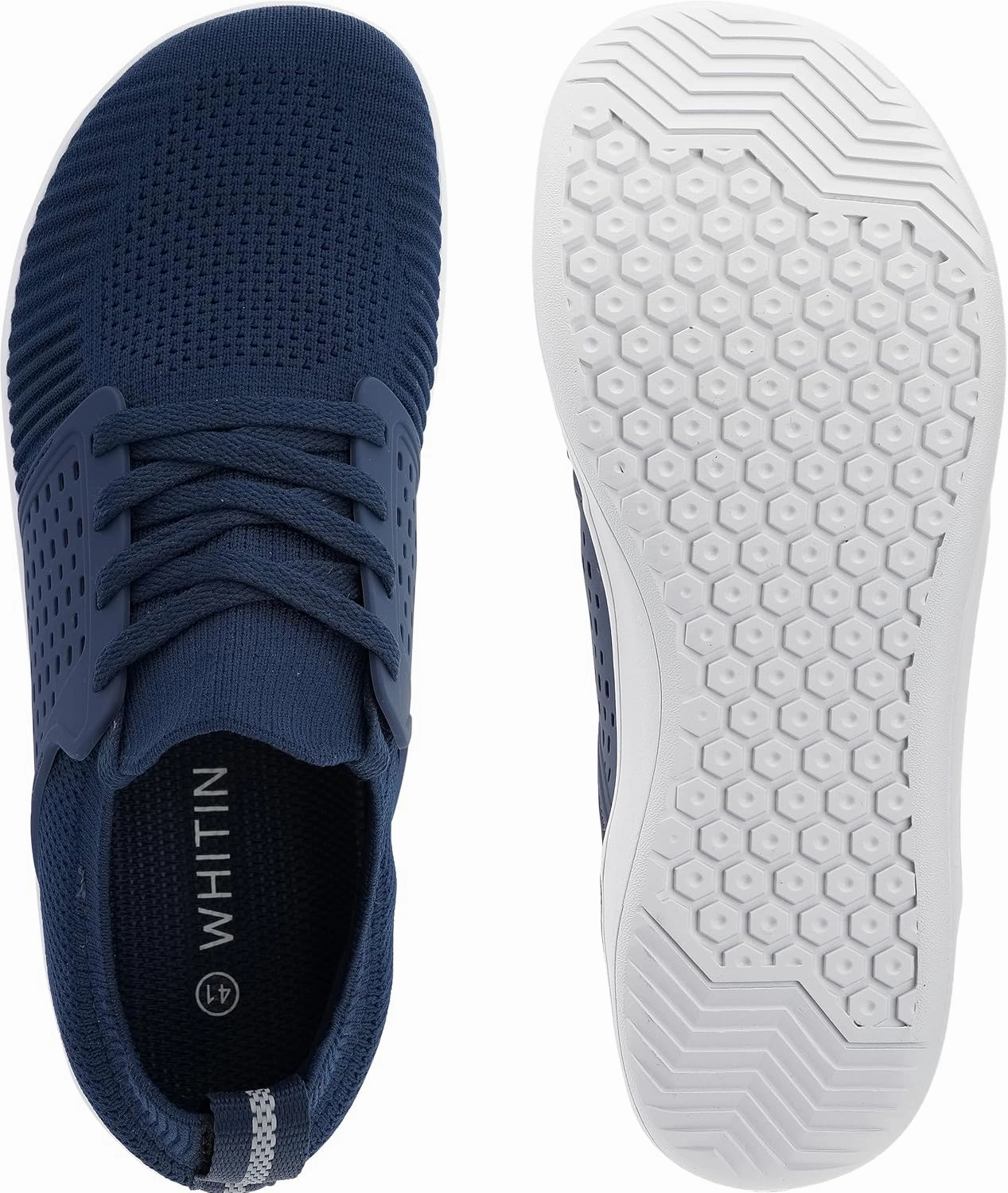 WHITIN Men's Wide Minimalist Barefoot Sneakers | Zero Drop | Midfoot Stability