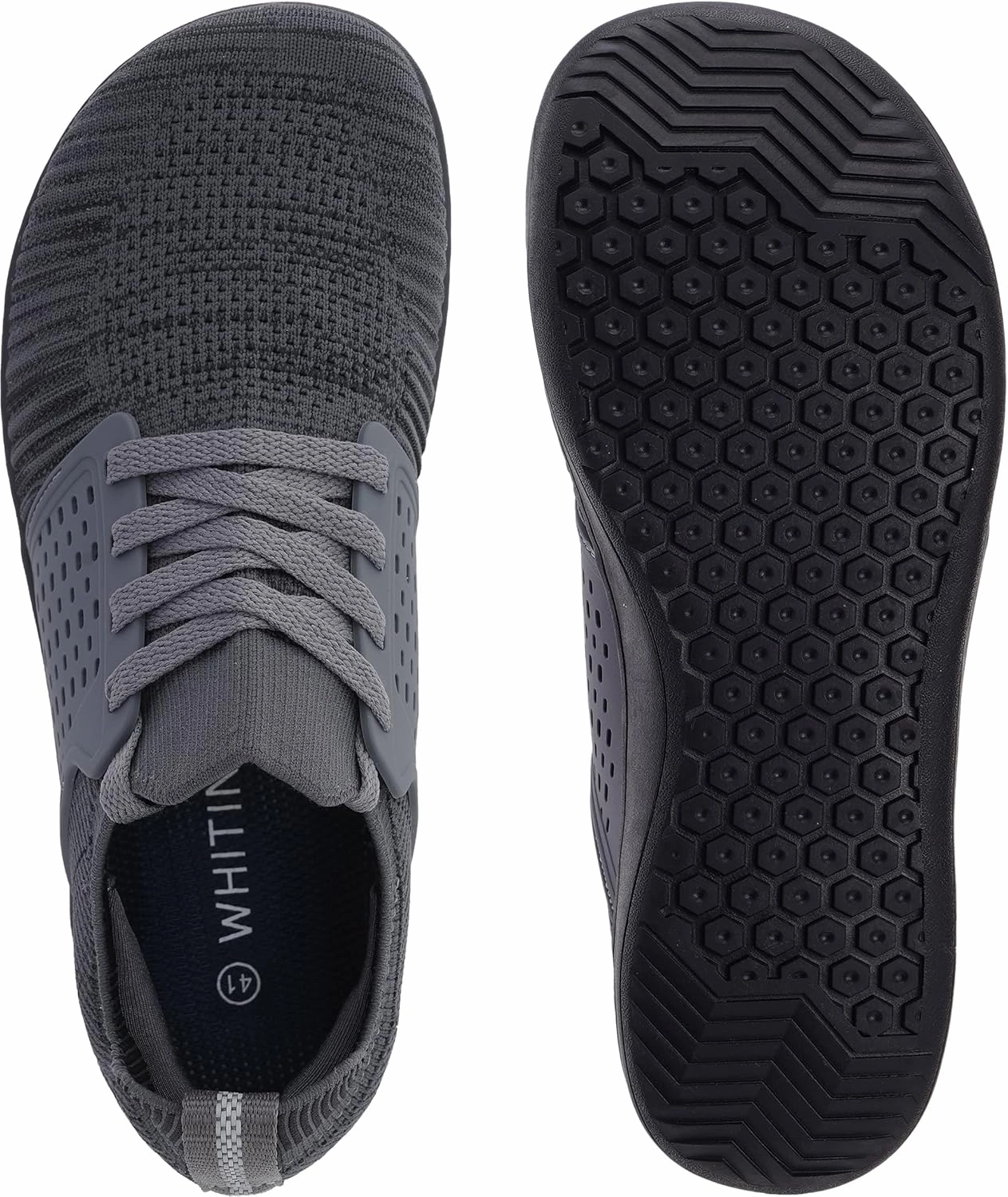 WHITIN Men's Wide Minimalist Barefoot Sneakers | Zero Drop | Midfoot Stability