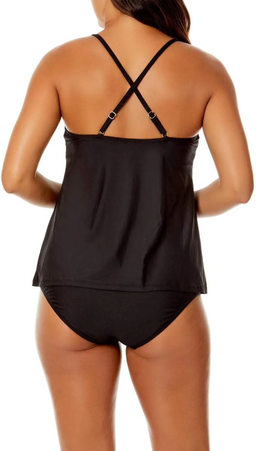 Women's Easy Triangle Tankini Swim Top
