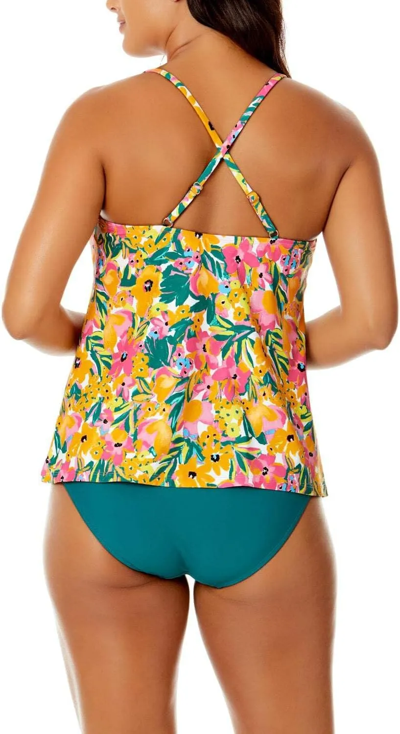 Women's Easy Triangle Tankini Swim Top