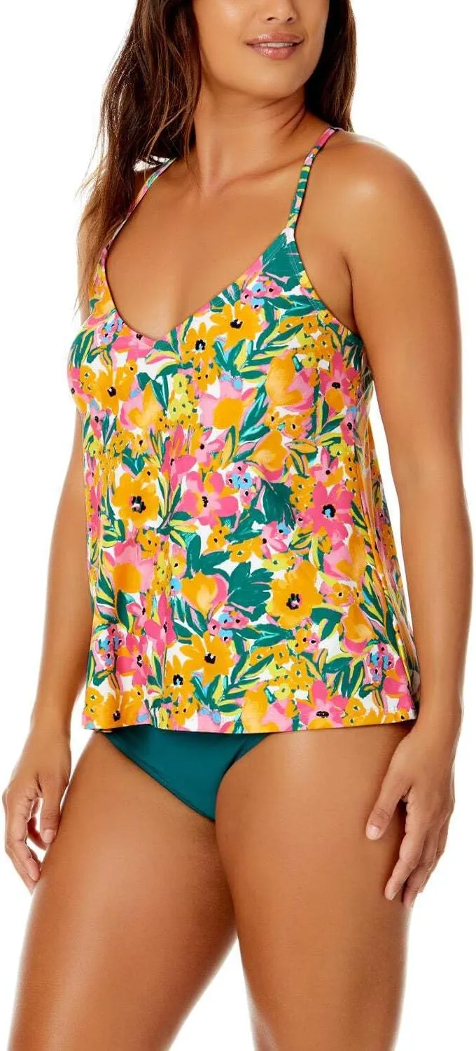 Women's Easy Triangle Tankini Swim Top