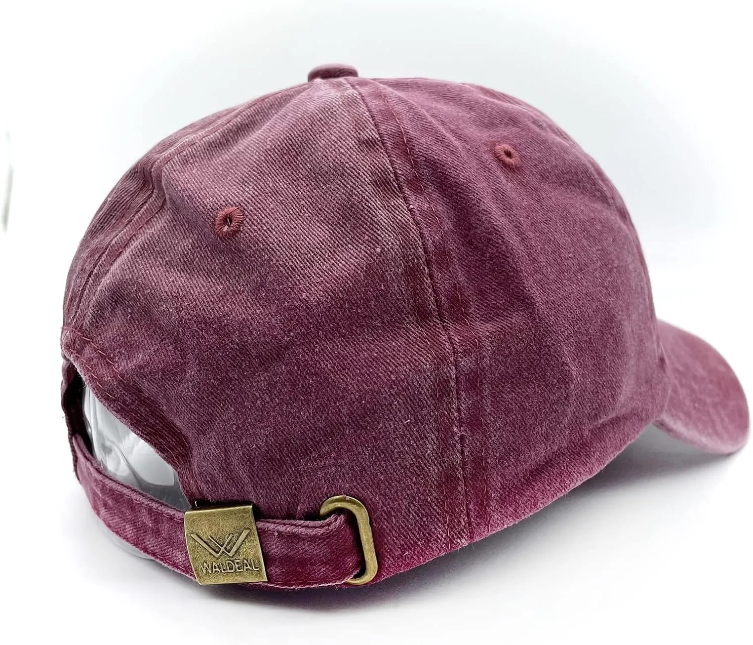 Women's Embroidered Dog Mom Hat Adjustable Denim Baseball Cap