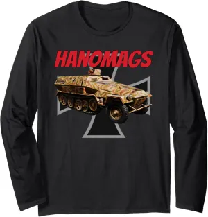 WW2 German Armored Personnel Carrier Sd.Kfz. 251 Hanomags Long Sleeve T-Shirt