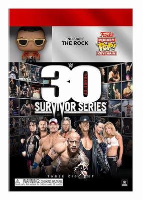 WWE: 30 Years of Survivor Series (DVD) w/The Rock Mini Funko