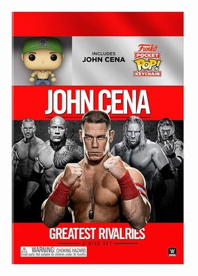 WWE: John Cena's Greatest Rivalries (DVD) w/John Cena Mini Funko
