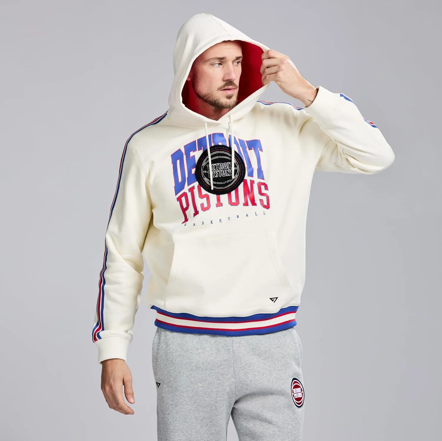 x NBA Officially Licensed Men's Long Sleeve Pullover Hoodie Fleece Heavyweight Sweatshirt