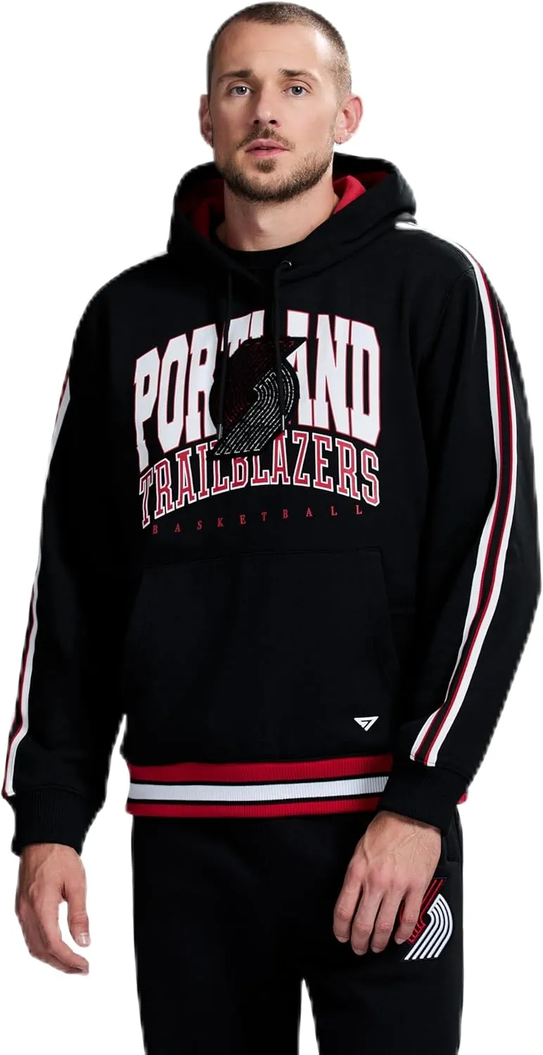 x NBA Officially Licensed Men's Long Sleeve Pullover Hoodie Fleece Heavyweight Sweatshirt
