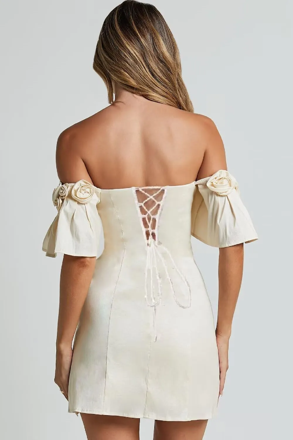 Xijun Strapless Homecoming Dresses 2025 with Flowers 3D Mini Satin Prom Dress Formal Short Cocktail Gowns