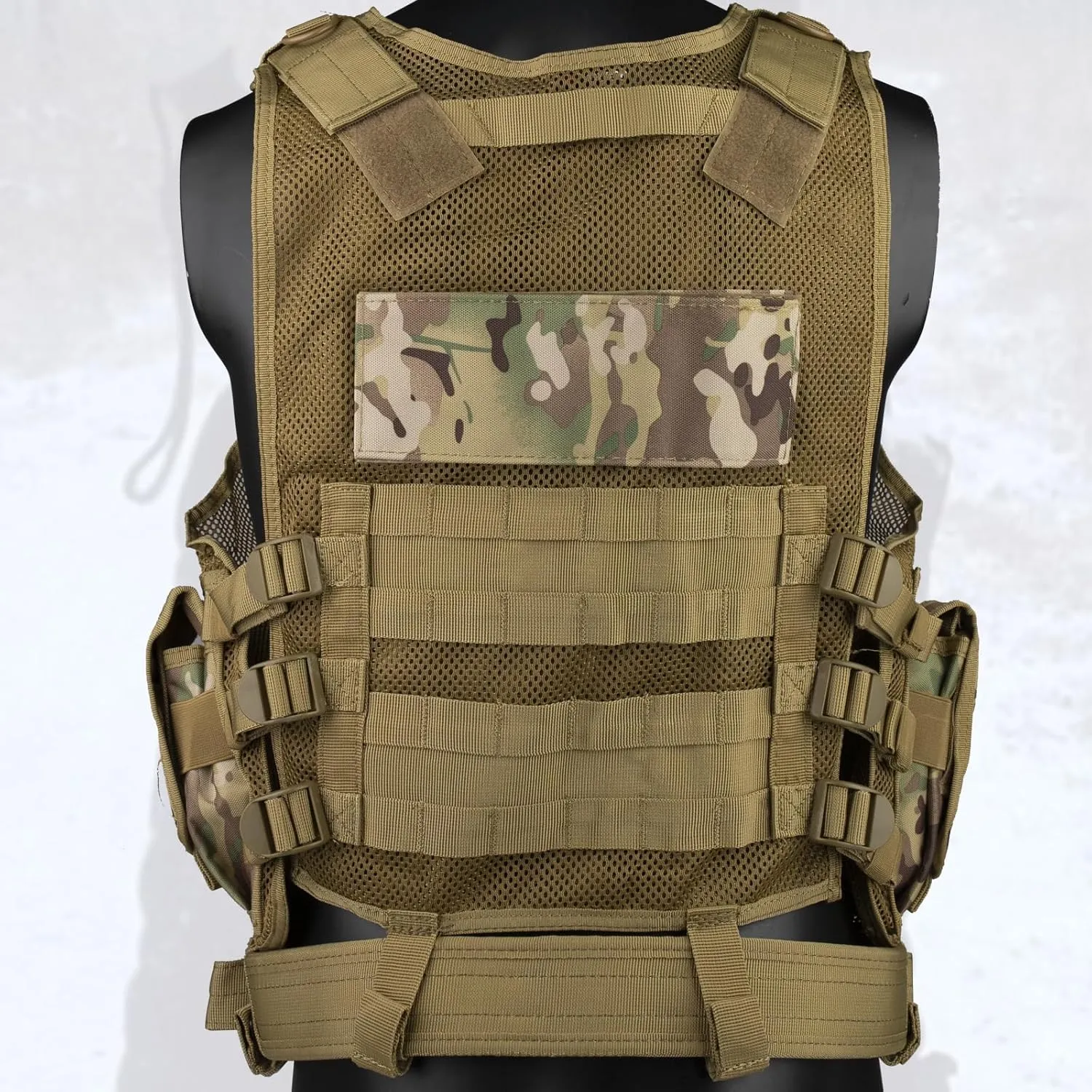 YAKEDA Tactical Outdoor CS Game Vest Adjustable Fit Adult