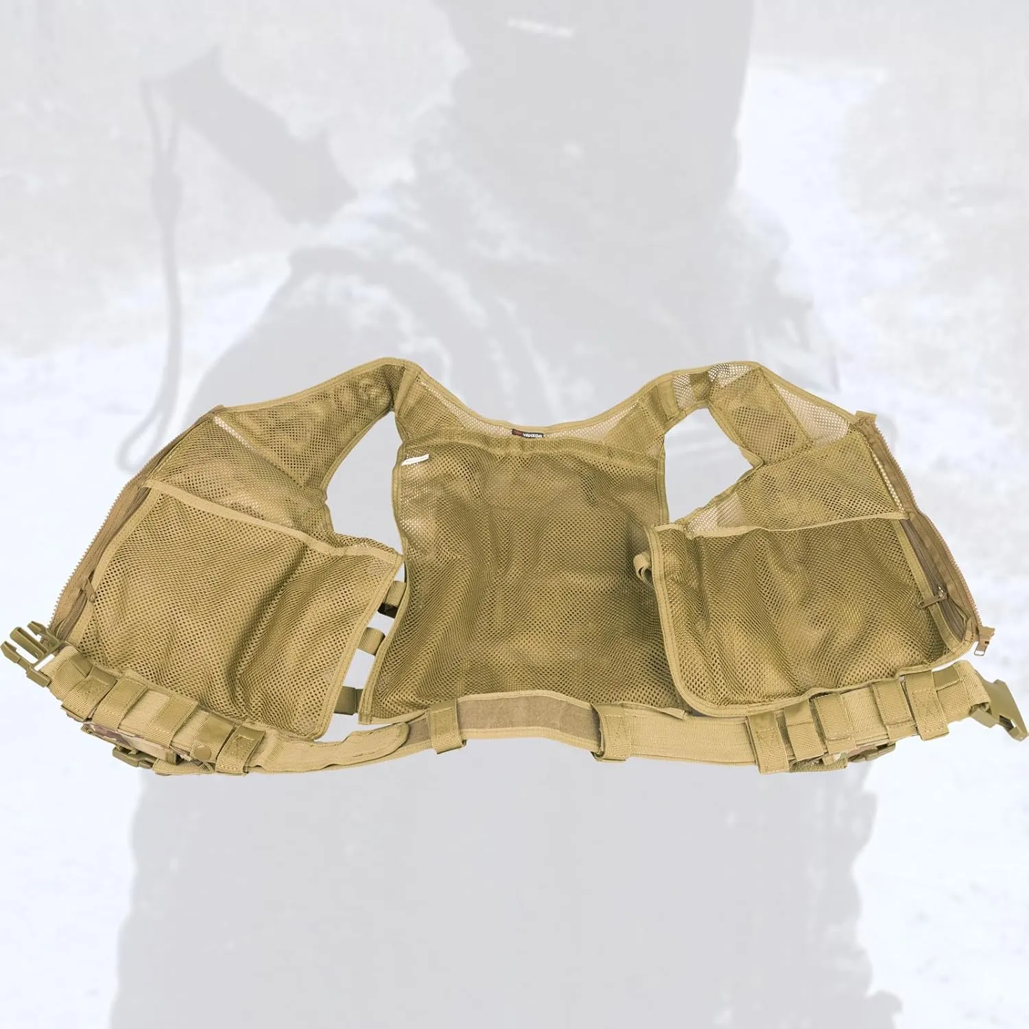 YAKEDA Tactical Outdoor CS Game Vest Adjustable Fit Adult