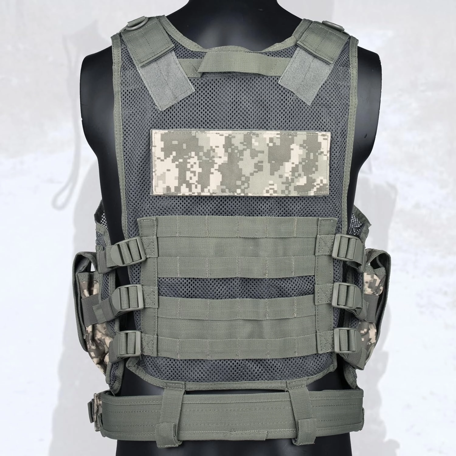 YAKEDA Tactical Outdoor CS Game Vest Adjustable Fit Adult