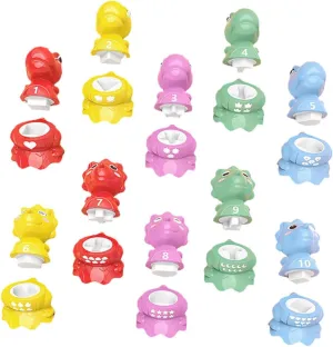 YARNOW Stackable Learning Toys Pcs Dinosaur Matching Egg Toys Fun Educational for Brain Hand Coordination