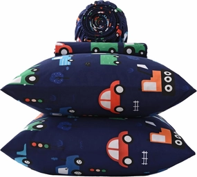 Yibeizi Airplane Comforter Set for Boys Full Size, Kids Green Camouflage Printed Bedding Set with Pillow Sham, Cute Lightweight Soft Breathable Machine Washable Quilted Bed Comforter Set 3 Piece