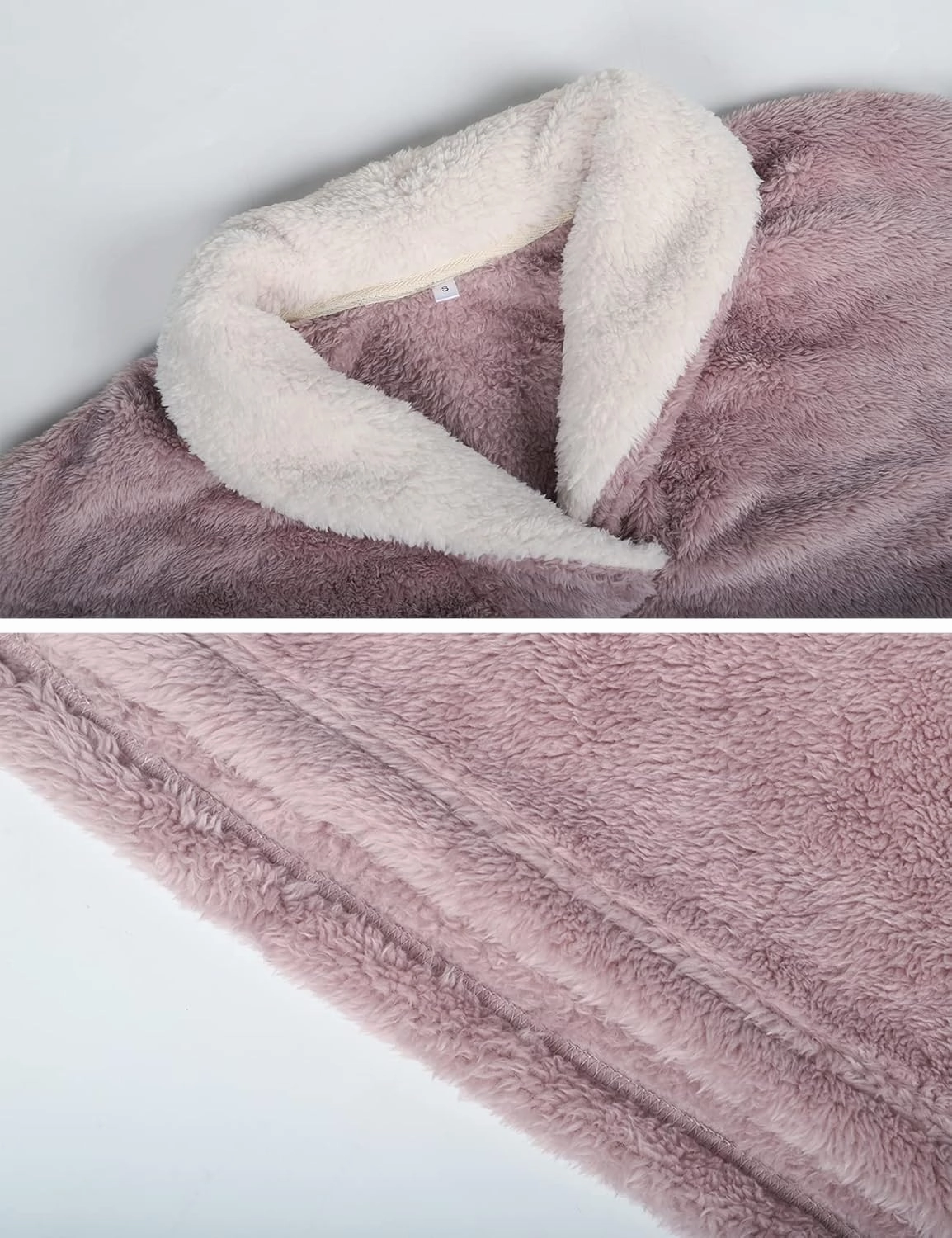 Yimoon Women’s Winter Fluffy Pajama Set Fleece Pullover Loose Plush Lounge Sets Sleepwear Fuzzy 2 Piece Pjs Set