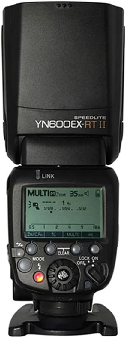 YONGNUO Upgraded YN600EX-RT II TTL Flash Speedlite for Canon Camera, Support 1/8000s HSS, Master, USB Firmware Upgrade