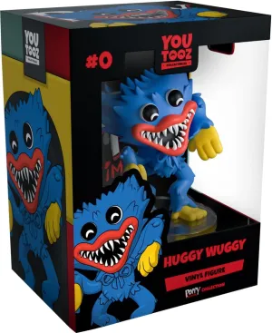 Youtooz Huggy Wuggy 4.4" Inch Vinyl Action Figure, Vinyl Toys from Poppy Playtime Collection, Collectible Huggy Wuggy Vinyl Figure