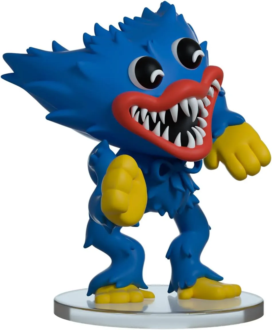 Youtooz Huggy Wuggy 4.4" Inch Vinyl Action Figure, Vinyl Toys from Poppy Playtime Collection, Collectible Huggy Wuggy Vinyl Figure