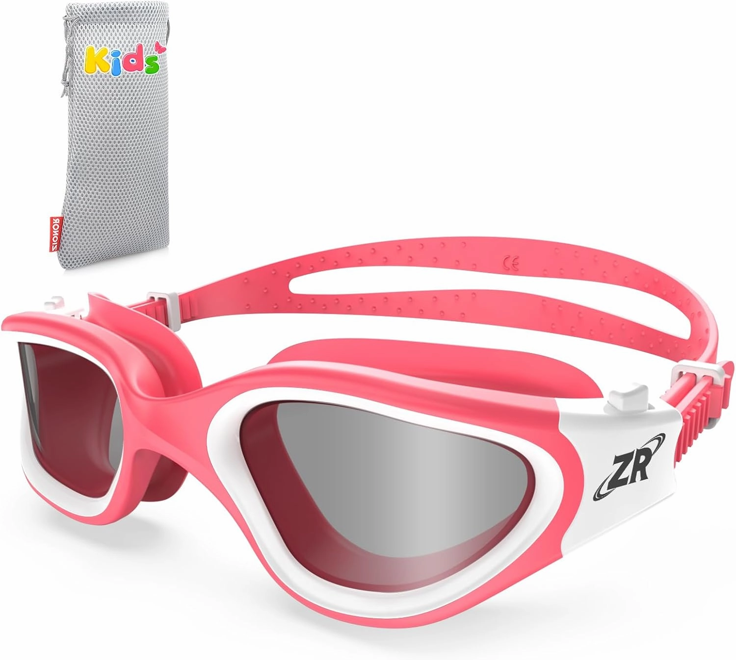 ZIONOR Kids Swim Goggles, G1 MINI UV Protection Anti-Fog Polarized Swimming Goggles for Age 6-14