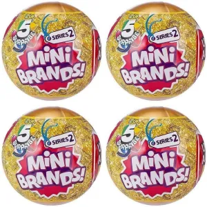 Zuru Toys 5 Surprise Mini Brands Series 2-4 Ball Bundle